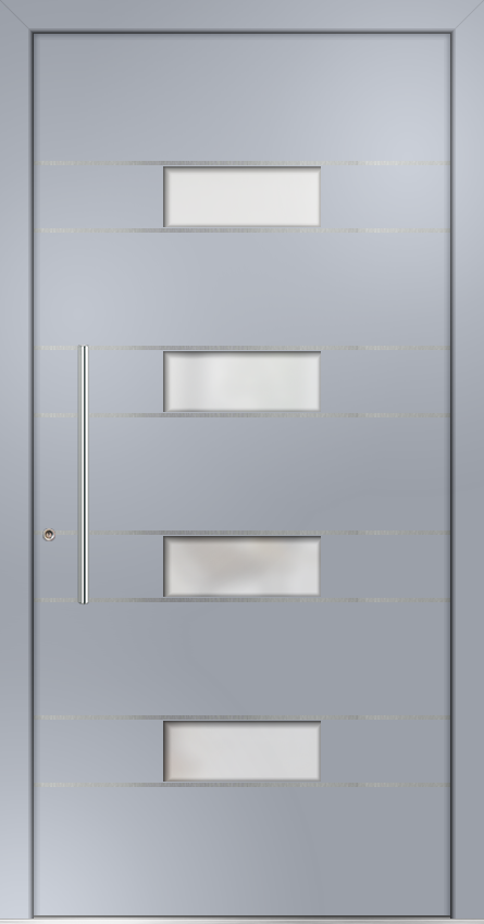 metaku Collection-H205_weissaluminium 9006 FS_Aufsatzfüllung