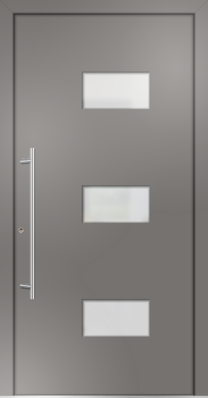 metaku Collection-H206_graualuminium 9007 FS_Aufsatzfüllung