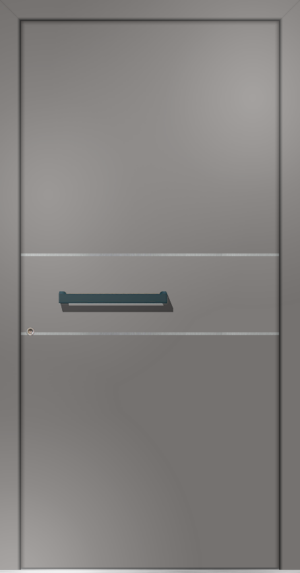 metaku Collection-H216_graualuminium 9007 FS_Aufsatzfüllung